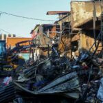 Massive fire ravages market near Jammu Railway Station, around 40 shops gutted